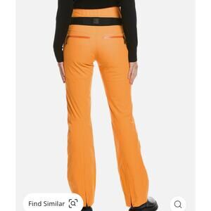 NEW W/TAGS BOGNER BORJA-3 SKI PANT WOMEN SIZE 8 ORANGE BLACK SNOW Medium